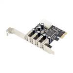 PCIe x1 4-port USB 2.0 Type-A USB Host Card