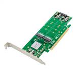 PCIe 3.0 x16 4-port M.2 M-Key NGFF NVMe SSD Expansion Card