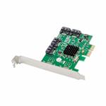 PCIe 2.0 x2 4-port SATA III 6 Gbps Expansion Card