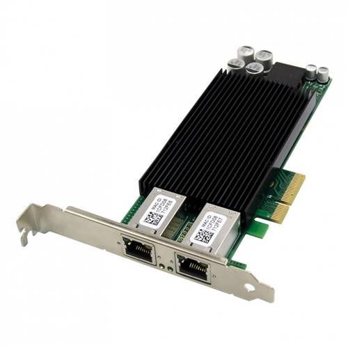 PCIe x4 2-port RJ45 POE+ Gigabit Server Network Card with Intel JL82576EB Chip