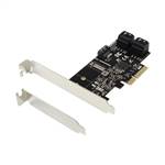 PCIe 3.0 x4 5-port SATA III 6 Gbps Expansion Card