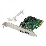 PCIe x4 2-port USB 3.1 Host Card, 1 USB-A & 1 USB-C Port, 3.5A/port