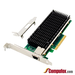 PCIe x8 1-port RJ45 10GBASE-T Ethernet Network Card with Intel X540 Chip