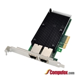 PCIe x8 2-port RJ45 Intel X550 Chipset 10GBASE-T Ethernet Network Card