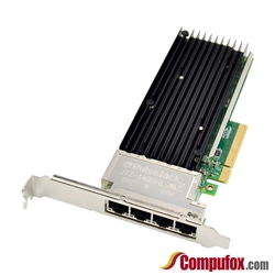 PCIe x8 4-port RJ45 10GBASE-T Ethernet Network Card with Intel XL710 Chip