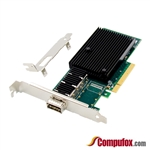 PCIe x8 Single QSFP+ Port 40GbE Network Card with Intel XL710 Chip