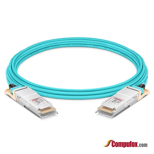 QDD-400G-AOC-50M | Juniper Networks Compatible 400G QSFP-DD AOC Cable