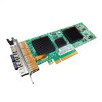 Genuine Qlogic QLE2564L-CK PCIe 2.0 x8 Quad-port 8GFC SR-Optic Low Profile Fibre Channel Adapter