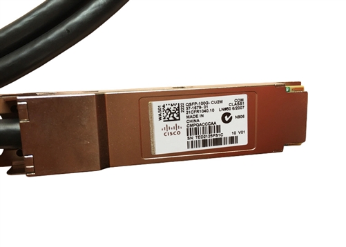 Genuine Cisco QSFP-100G-CU2M