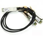 Cisco QSFP-4SFP10-CU0-5 40GBASE-CR4 QSFP to 4 10GBASE-CU SFP+ direct-attach breakout cable, 1/2-meter, passive