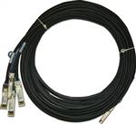 Cisco QSFP-4SFP10G-CU5M 40GBASE-CR4 QSFP to 4 10GBASE-CU SFP+ direct-attach breakout cable, 5-meter, passive
