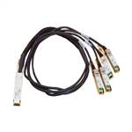 Cisco QSFP-4SFP25G-CU1M 100G QSFP to 4xSFP25G Passive Copper Splitter Cable, 1-meter