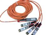 Cisco QSFP-4X10G-AOC10M 40GBase-AOC QSFP to 4 SFP+ Active Optical breakout Cable, 10-meter