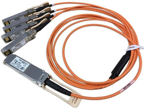 Genuine Cisco QSFP-4X10G-AOC1M