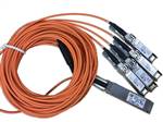 Cisco QSFP-4X10G-AOC5M 40GBase-AOC QSFP to 4 SFP+ Active Optical breakout Cable, 5-meter