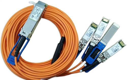 Genuine Cisco QSFP-4X10G-AOC7M