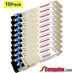 10 Pack - SFP-10G-LR Compatible Transceiver for Cisco ASR 9000 Series (A9K-16T/8-B)
