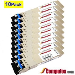 10PK - SFP-10G-LR Compatible Transceiver for Cisco ASR 9000 Series (A9K-16T/8-B)