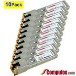 10PK - SFP-10G-T-80 Compatible Transceiver for Cisco ASR 9000 Series (A9K-MPA-8X10GE)