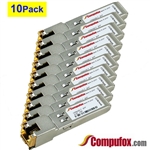 10 Pack - SFP-10G-T-X Compatible Transceiver for Cisco ASR 9000 Series (A9K-16T/8-B)