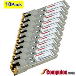 10PK - 10GBase-T 80m SFP+ Compatible Transceiver for Mikrotik CCR1009-8G-1S-1S+
